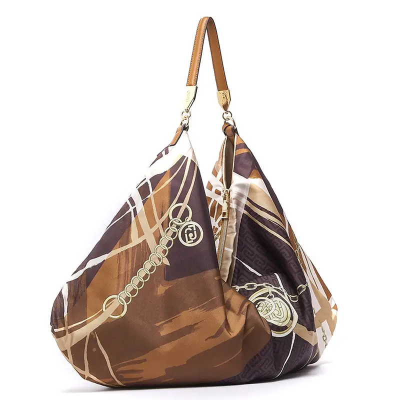 Foulard Bag Borsa a spalla AA6194 T2745 Stampa Brushed Chocolate