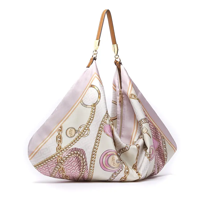 Foulard Bag Borsa a spalla AA6194 T2745 Stampa Metal Soft Peony