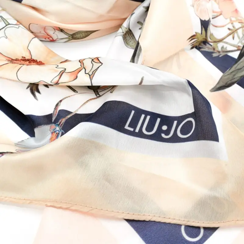 foulard da donna con stampa floreale blooming miniatura 2