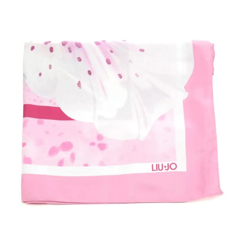 foulard da donna con stampa floreale orchidea miniatura 2