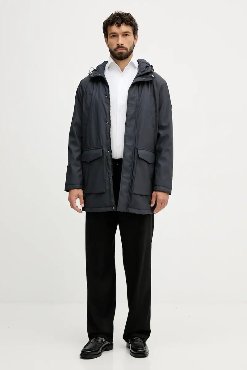 giacca colore blu navy QXX057.T028A miniatura 2