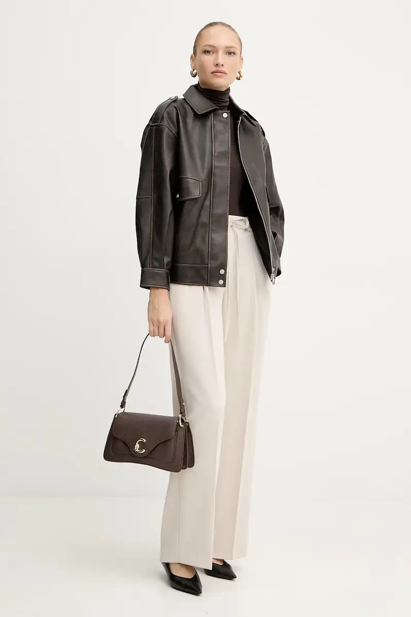 giacca colore marrone MF5097 E1051 miniatura 2