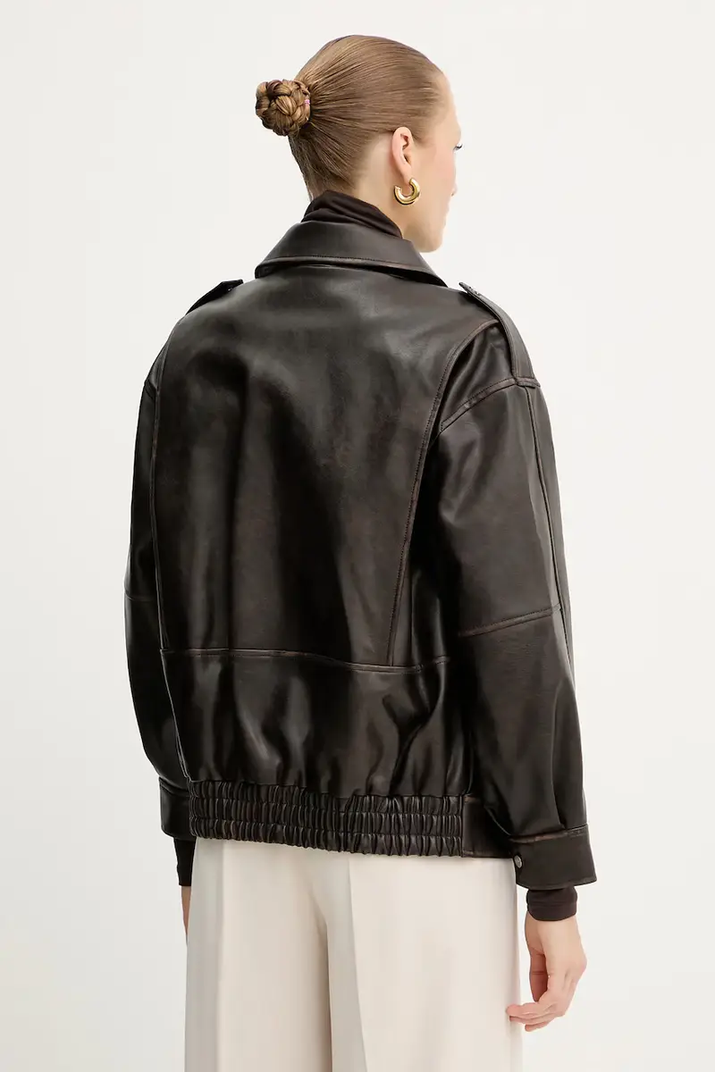 giacca colore marrone MF5097 E1051 miniatura 3