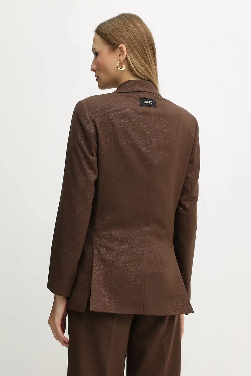 giacca colore marrone MF5158 T159A miniatura 3