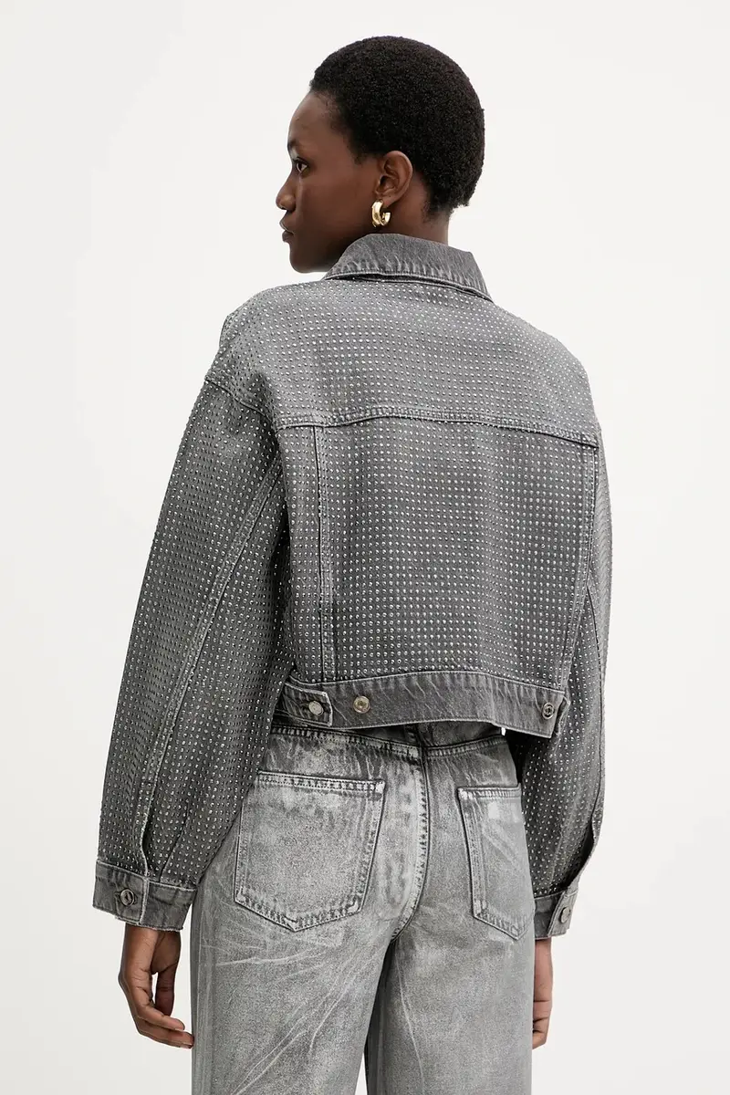 giacca di jeans colore grigio UF5088.D5020 miniatura 3