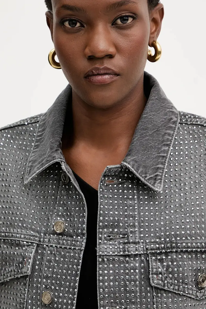 giacca di jeans colore grigio UF5088.D5020 miniatura 4