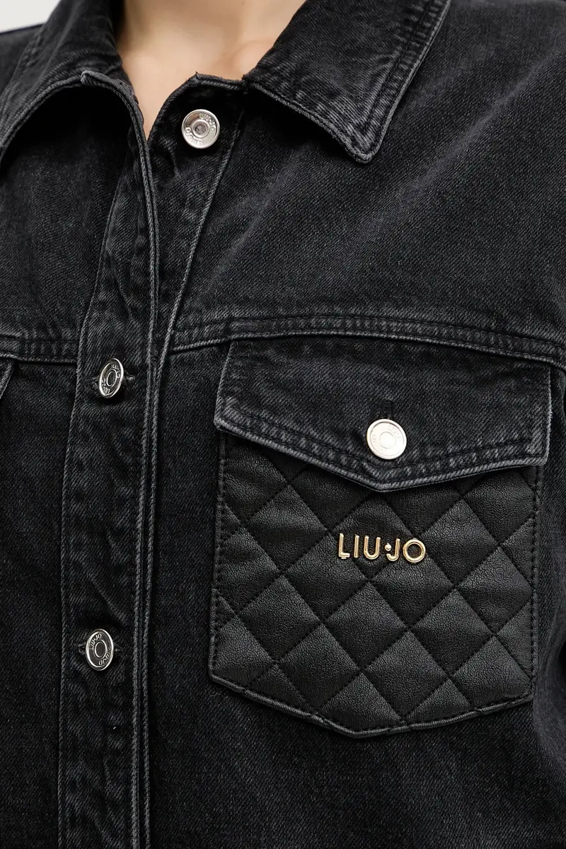 giacca di jeans colore nero UF5111.D4927 miniatura 5