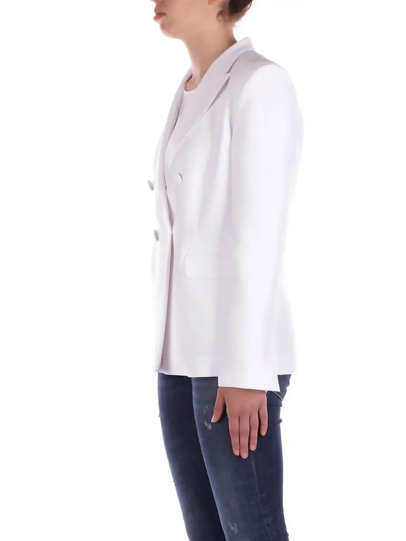 Giacca Donna LIU JO White Giacca slim doppiopetto miniatura 2
