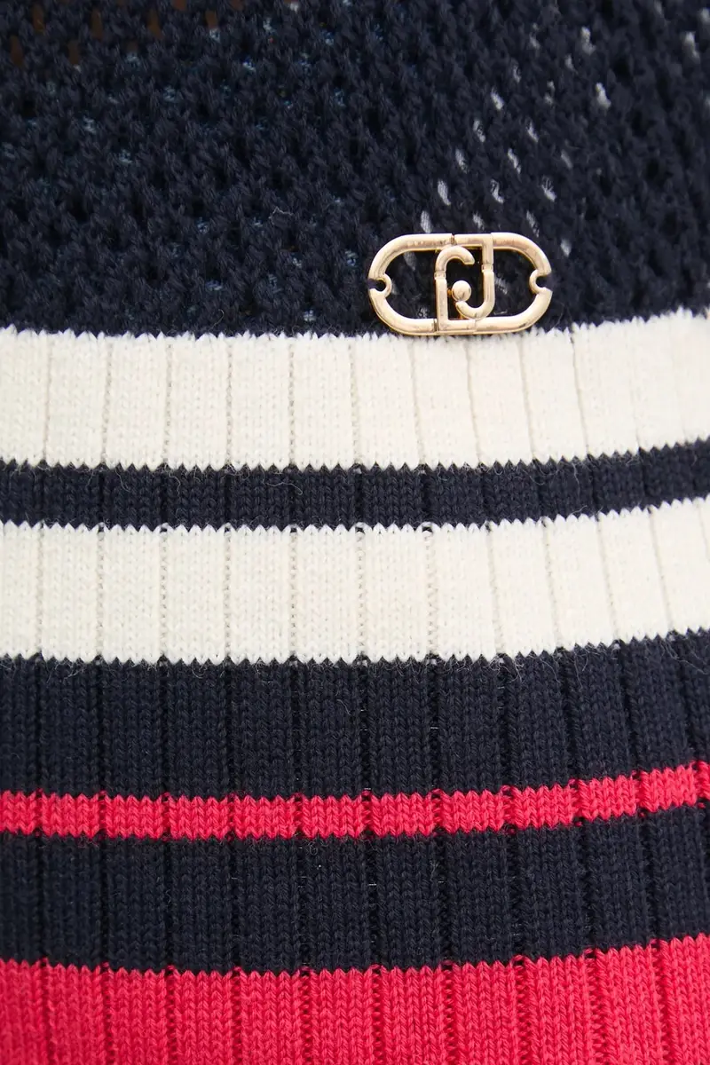 gilè in cotone donna colore blu navy TA5287 MS016 miniatura 5