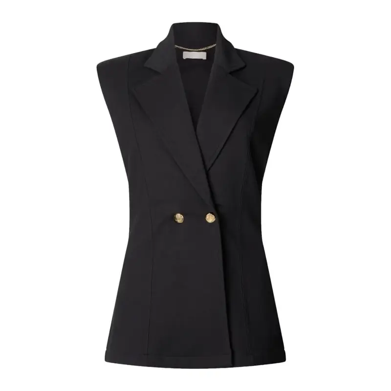 Liu Jo Gilet Donna Nero 4211178 miniatura 4