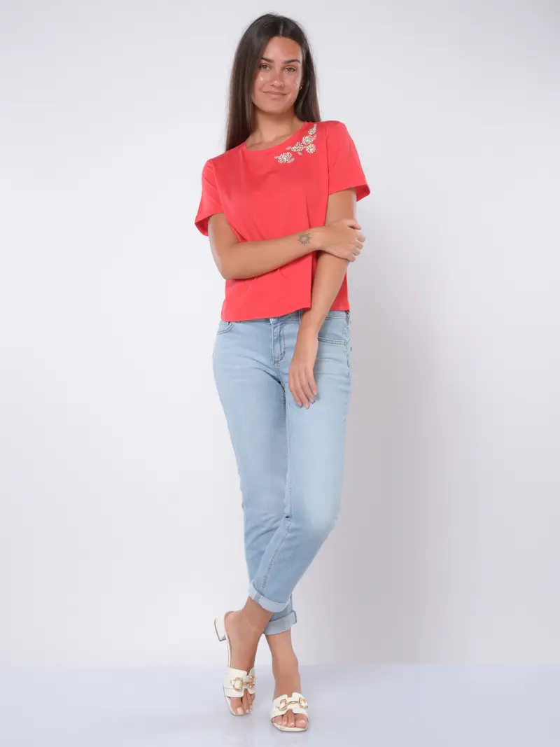 jeans da donna Liu Jo Monroe Skinny Fit Blu miniatura 2