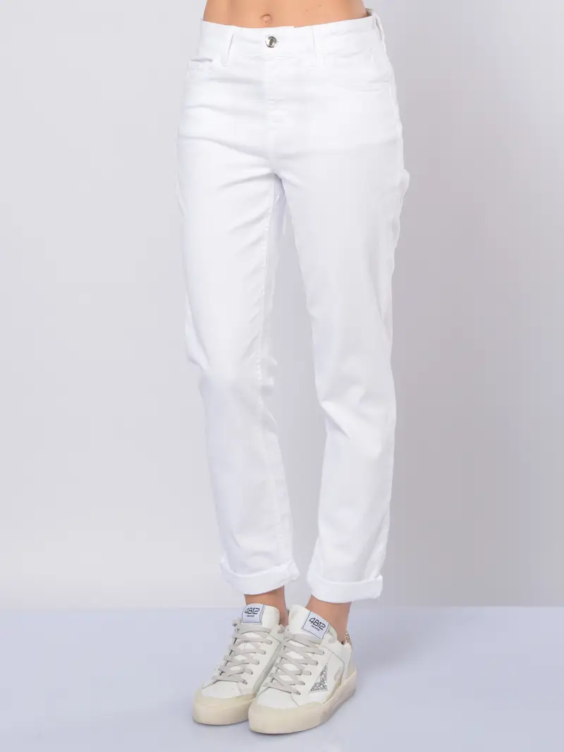 jeans da donna Liu Jo Skinny con elastico Bianco