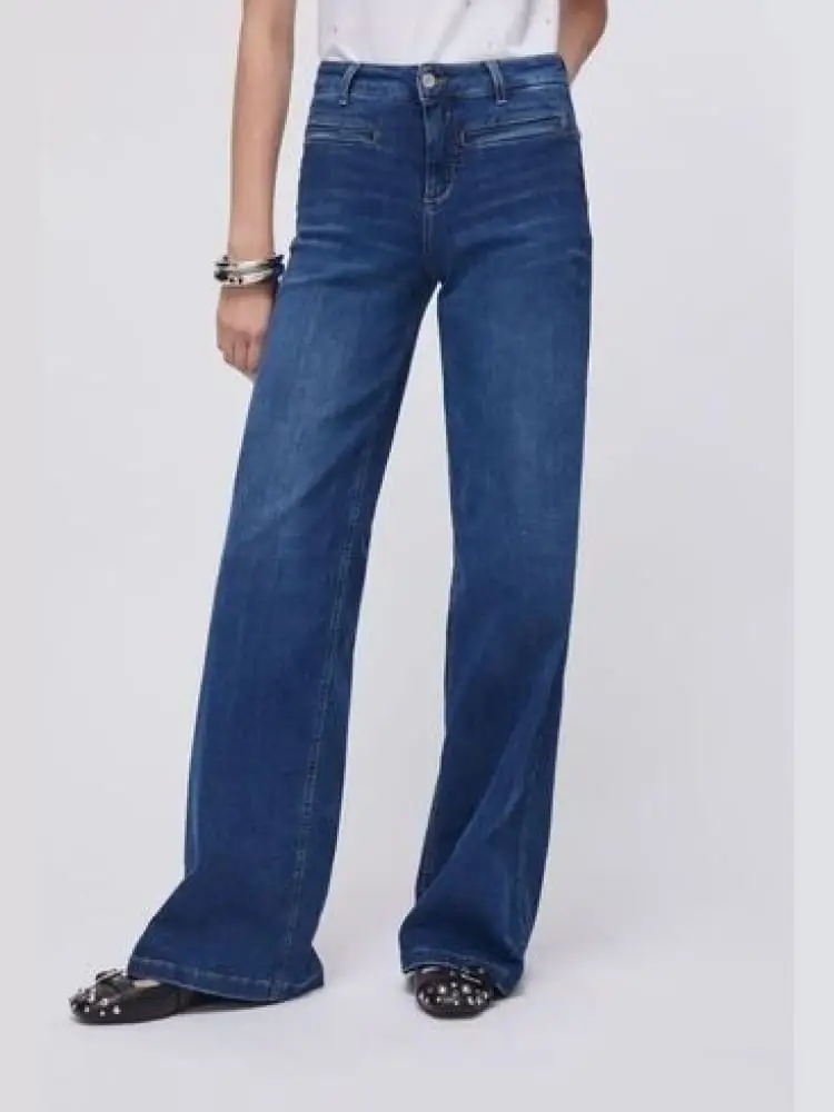 jeans donna blu in denim