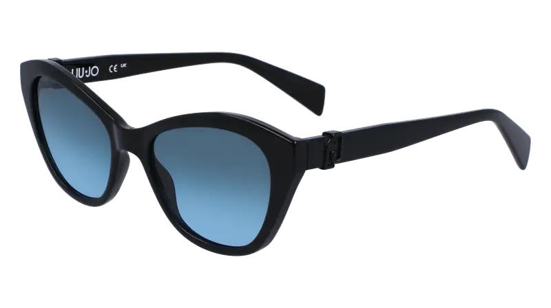 Liu Jo Junior LJ3610S 001 Occhiali da sole Bio-iniettato Nero Blu Cat Eye Normale Normale