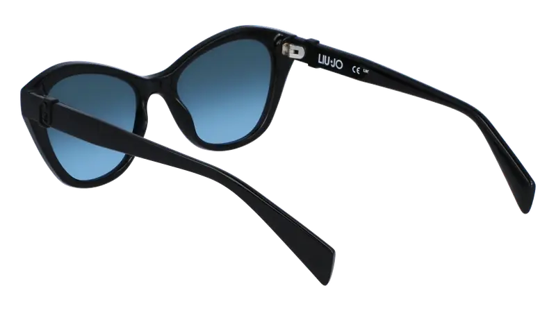 Liu Jo Junior LJ3610S 001 Occhiali da sole Bio-iniettato Nero Blu Cat Eye Normale Normale miniatura 2