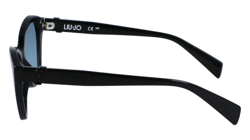 Liu Jo Junior LJ3610S 001 Occhiali da sole Bio-iniettato Nero Blu Cat Eye Normale Normale miniatura 3