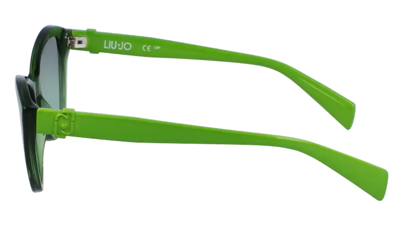 Liu Jo Junior LJ3610S 300 Occhiali da sole Bio-iniettato Verde Grigio Cat Eye Normale Normale miniatura 3