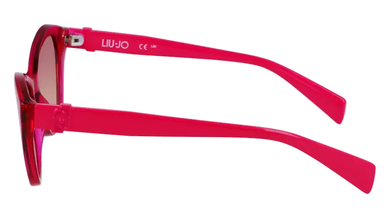 Liu Jo Junior LJ3610S 525 Occhiali da sole Bio-iniettato Fucsia Rosa Cat Eye Normale Normale miniatura 3