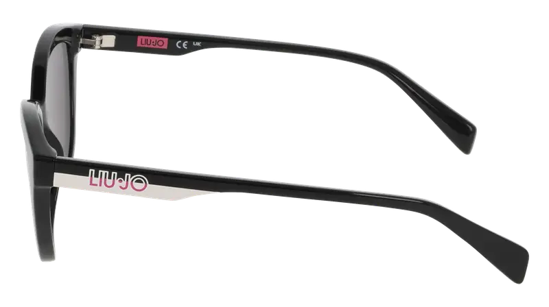 Liu Jo Junior LJ3611S 001 Occhiali da sole Bio-iniettato Nero Cat Eye Normale miniatura 2