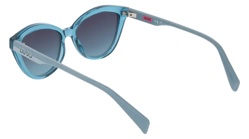 Liu Jo Junior LJ3611S 425 Occhiali da sole Bio-iniettato Blu Cat Eye Normale miniatura 3