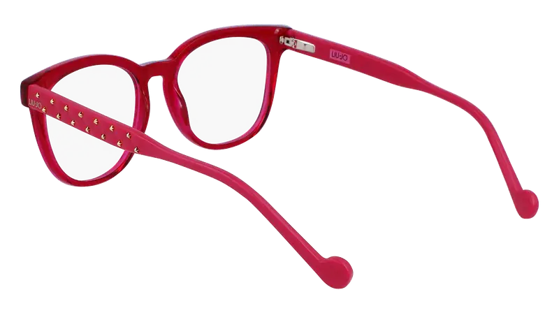 Liu Jo Junior LJ3614 624 Montature da vista Acetato Rosso Geometrica Normale Fotocromatiche miniatura 3