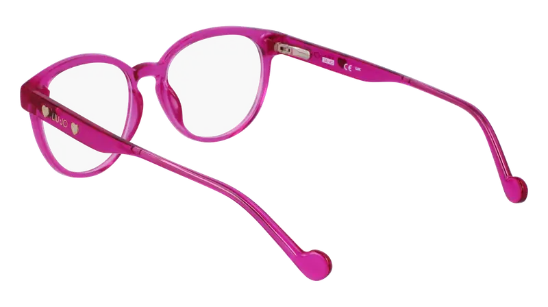 Liu Jo Junior LJ3616 650 Montature da vista Bio-iniettato Rosa Geometrica Normale Normale miniatura 3