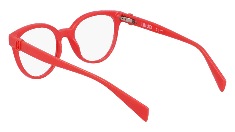 Liu Jo Junior LJ3619 506 Montature da vista Bio-iniettato Rosso Geometrica Normale Normale miniatura 2