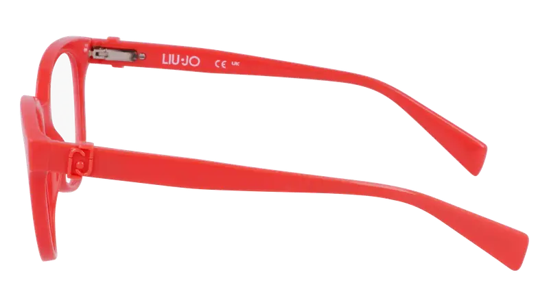 Liu Jo Junior LJ3619 506 Montature da vista Bio-iniettato Rosso Geometrica Normale Normale miniatura 3