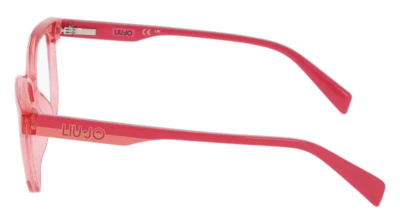 Liu Jo Junior LJ3620 506 Montature da vista Bio-iniettato Rosso Geometrica Normale miniatura 2