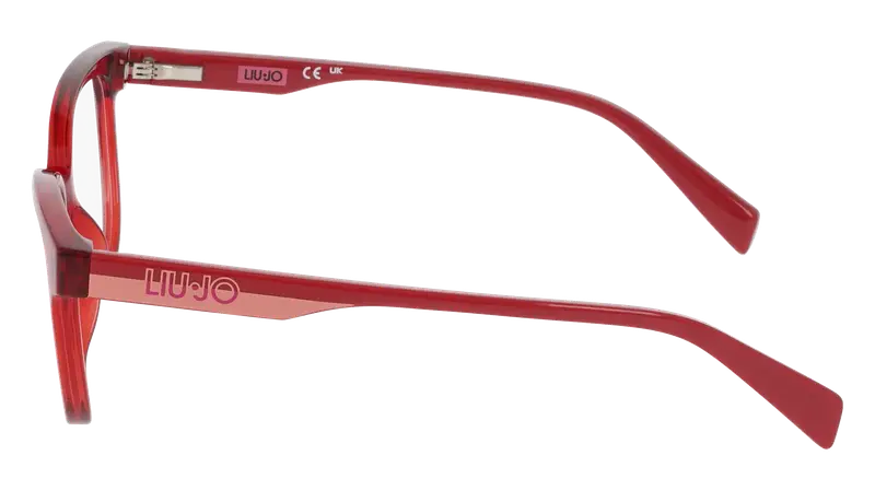 Liu Jo Junior LJ3620 600 Montature da vista Bio-iniettato Rosso Geometrica Normale miniatura 2