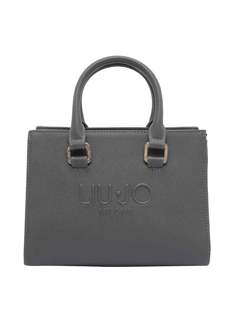 Logo Tote Bag Grigio