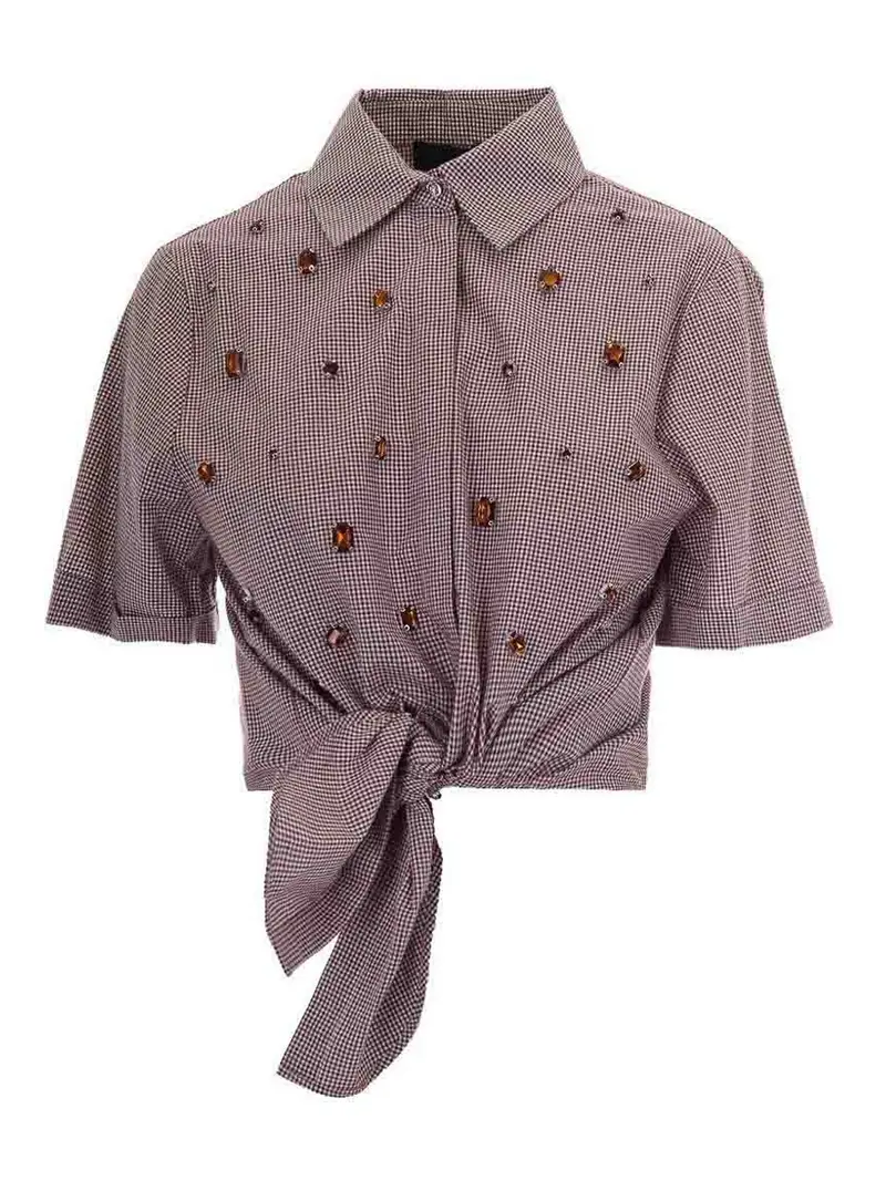 Maglia a maniche corte Marrone