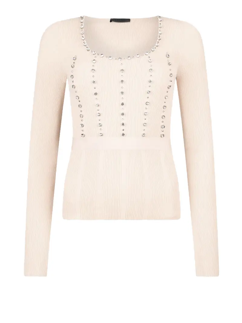 maglia liu jo da donna - avorio