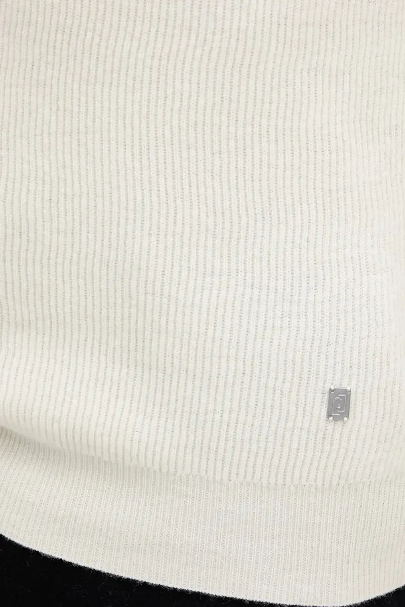 maglione con aggiunta di cachemire uomo colore beige QF5169.MA23P miniatura 5