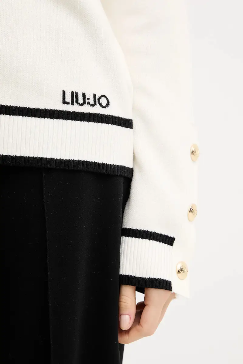 maglione con aggiunta di seta donna colore beige TF5229.MS59L miniatura 5