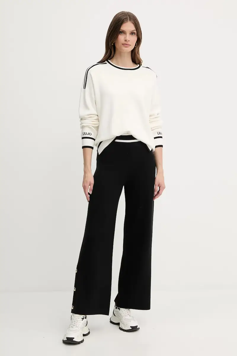 maglione con aggiunta di seta donna colore beige TF5230.MS59L miniatura 2