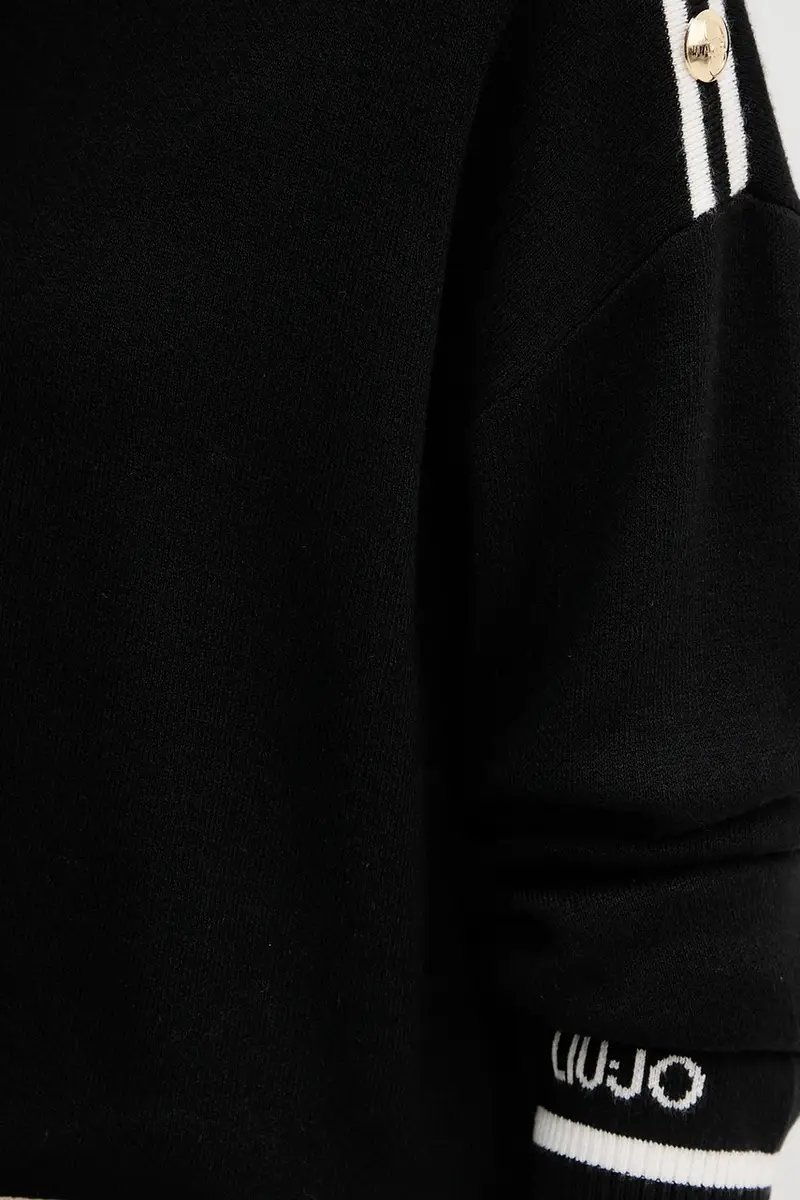 maglione con aggiunta di seta donna colore nero TF5230.MS59L miniatura 5