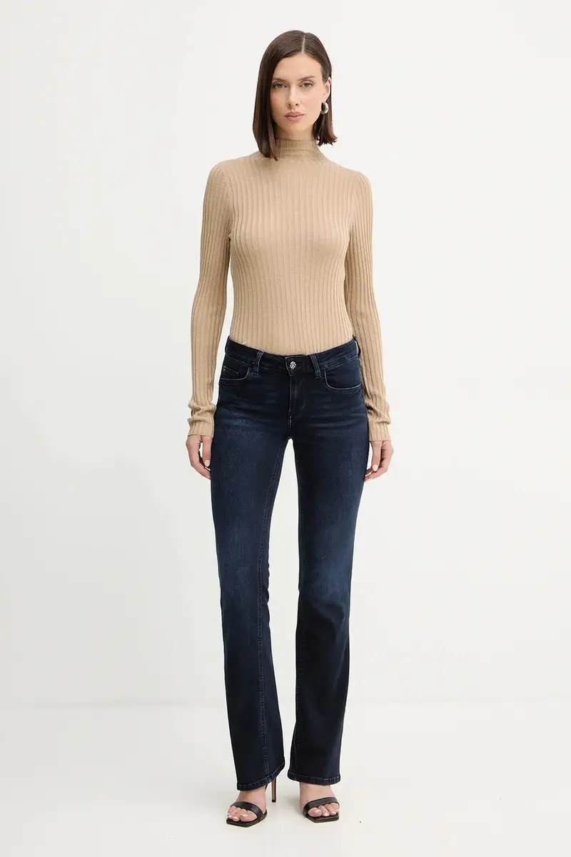 maglione donna colore beige MF5389 MS46J miniatura 2