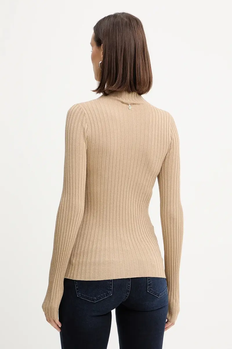 maglione donna colore beige MF5389 MS46J miniatura 3