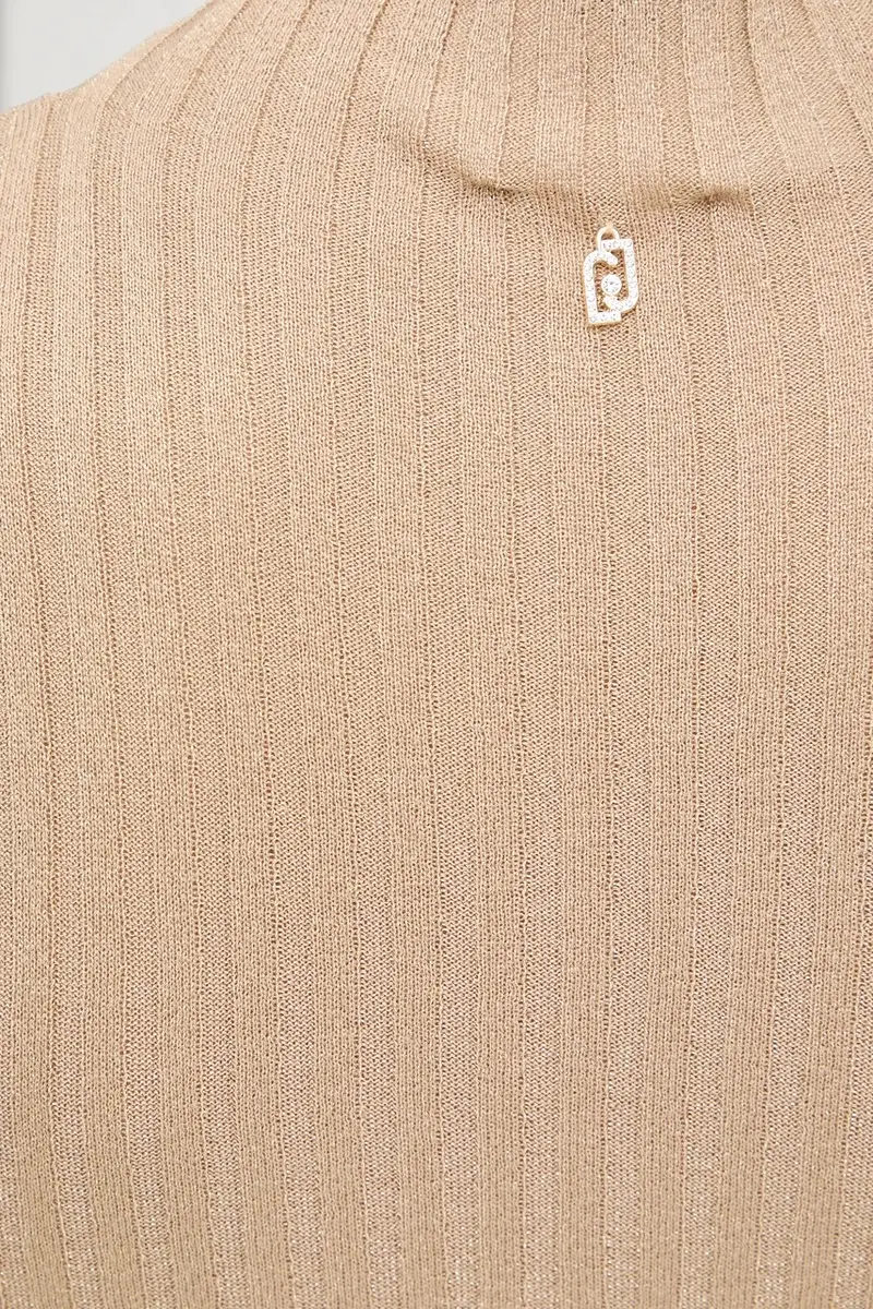 maglione donna colore beige MF5389 MS46J miniatura 5