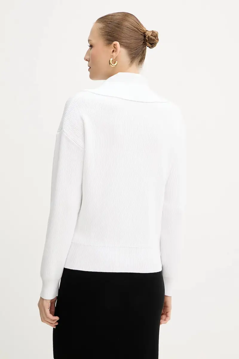 maglione donna colore bianco MF5373 MS99E miniatura 3