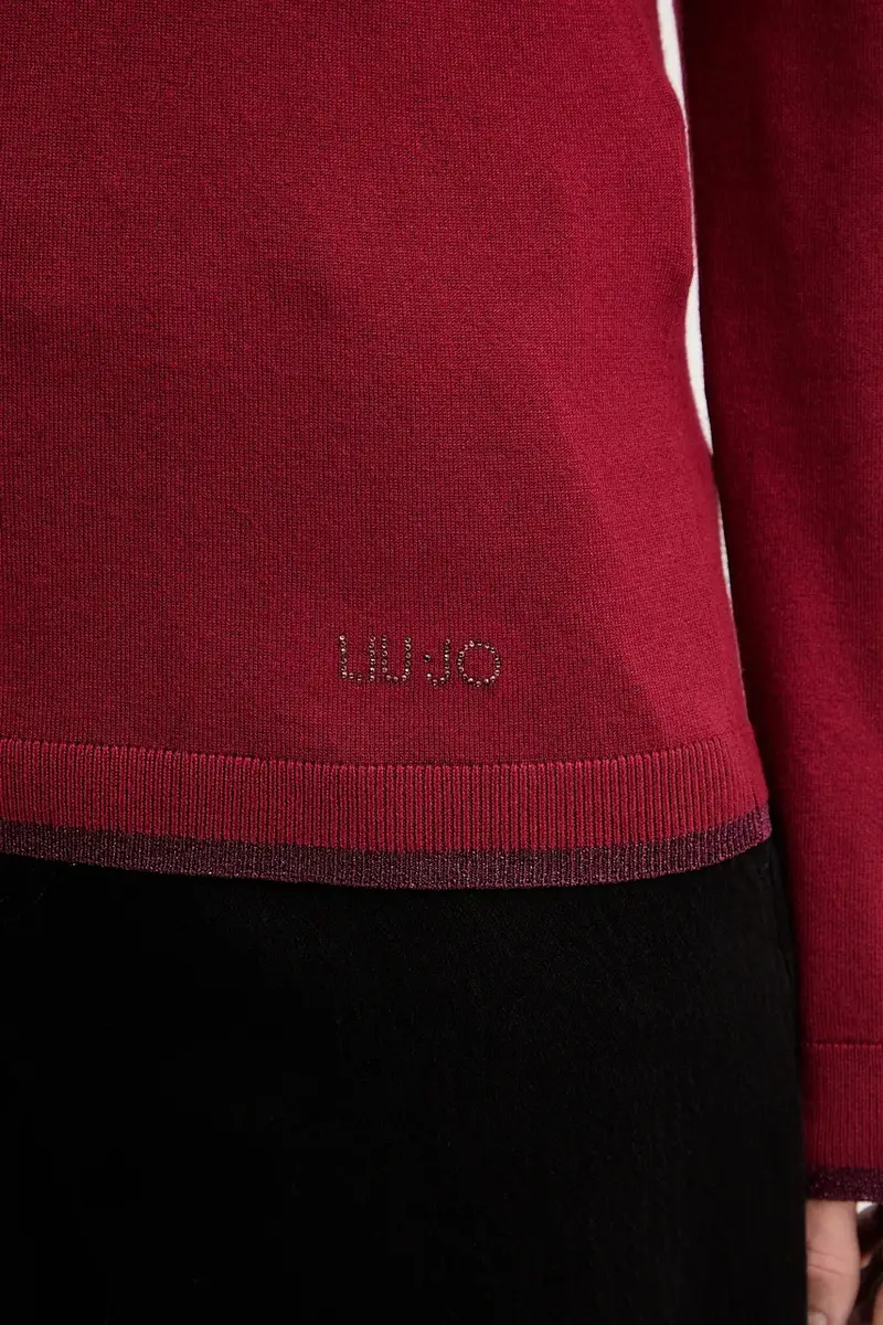 maglione donna colore granata MF5227 MS49I miniatura 5