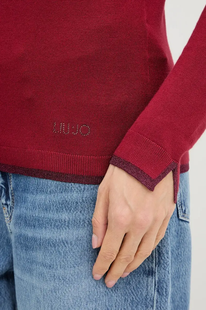 maglione donna colore granata MF5229 MS49I miniatura 5