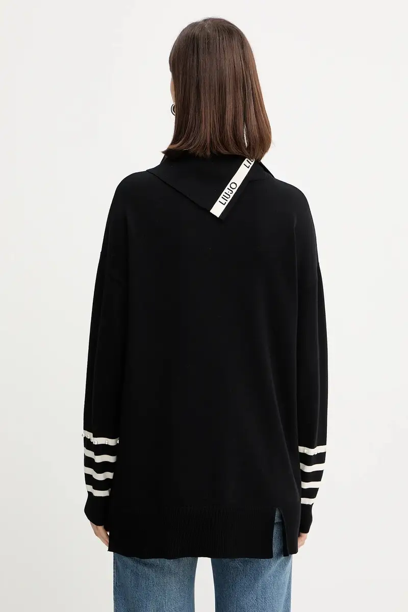 maglione donna colore nero TF5218.MS63L miniatura 3