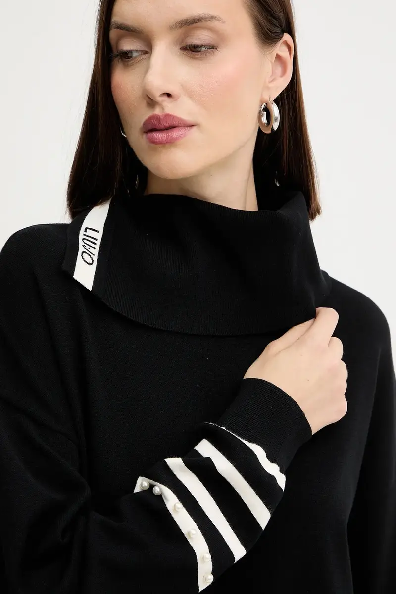 maglione donna colore nero TF5218.MS63L miniatura 4