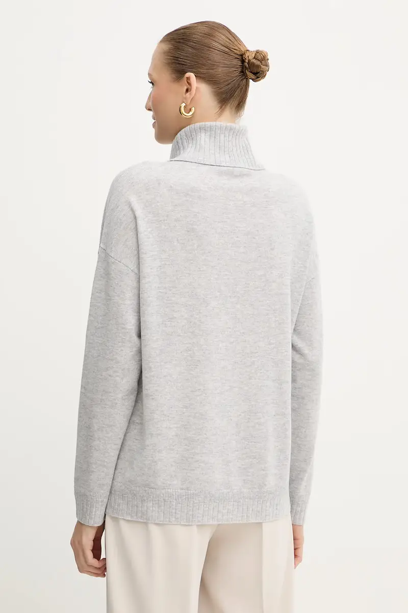 maglione in lana donna colore grigio TF5179.MS026 miniatura 3