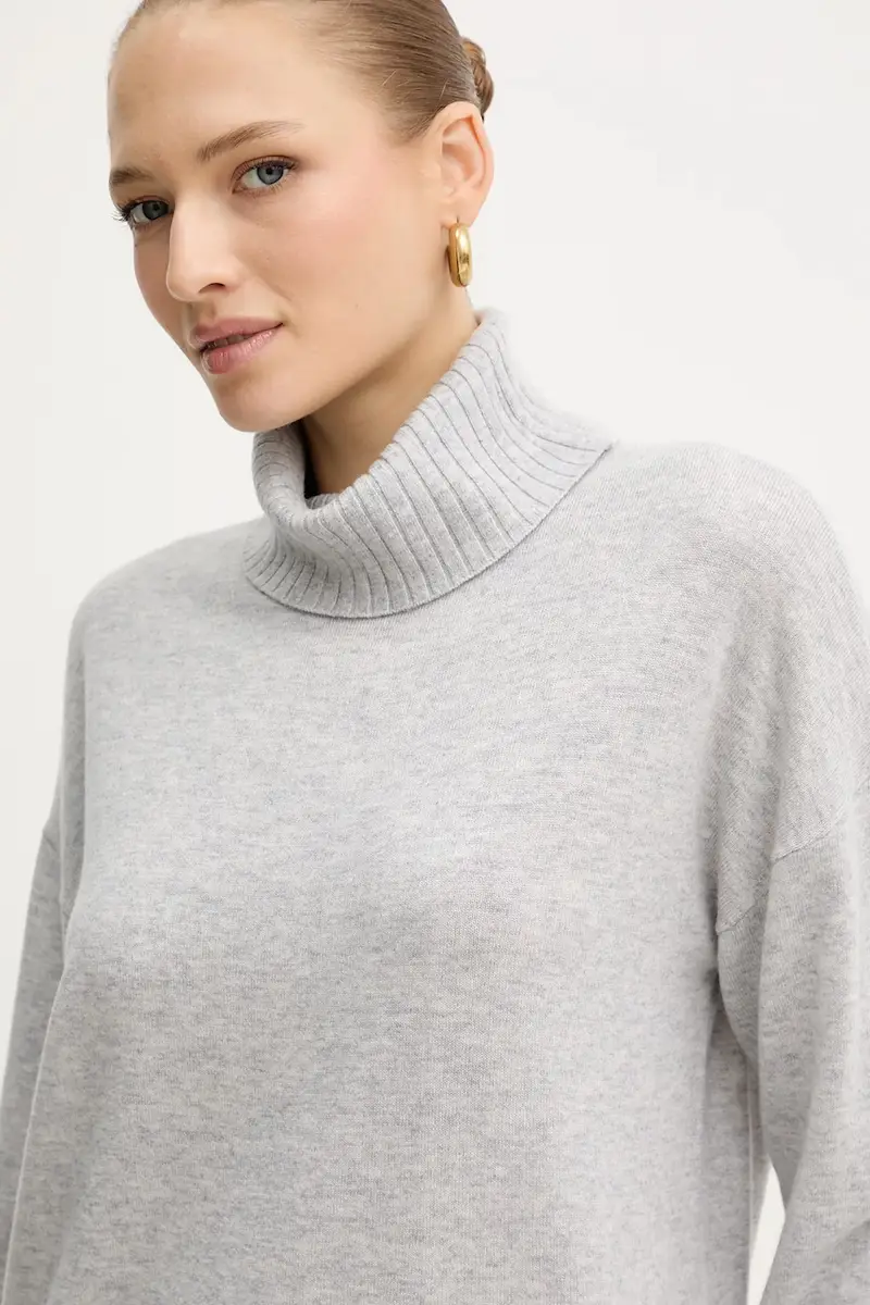 maglione in lana donna colore grigio TF5179.MS026 miniatura 4