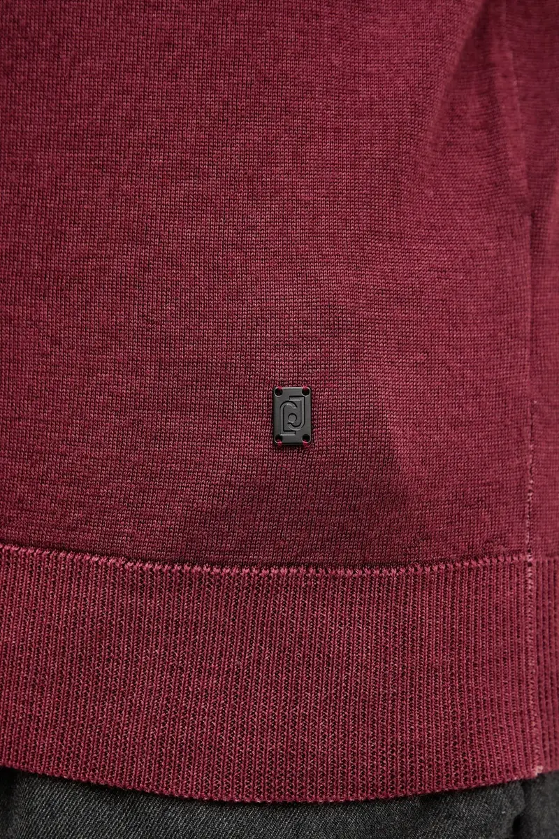 maglione in lana uomo colore granata QF4022 MA21P miniatura 5