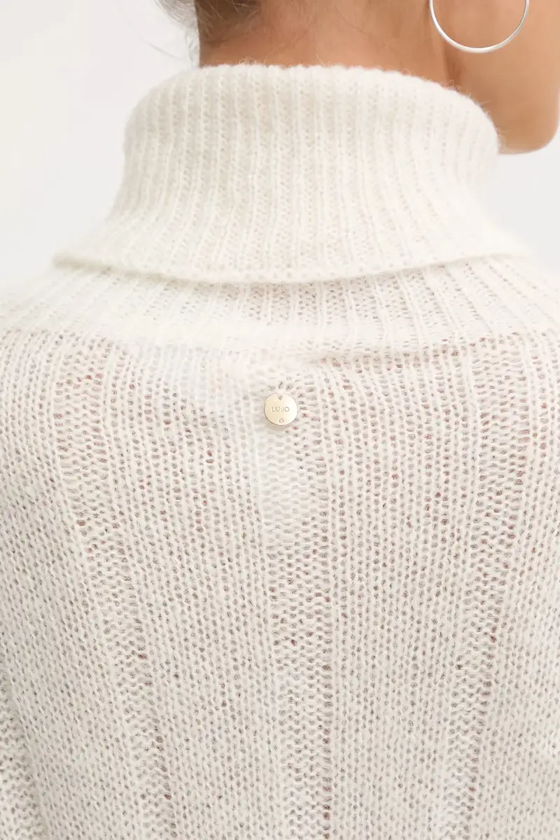 maglione in misto lana donna colore beige MF5490 MA60Q miniatura 5