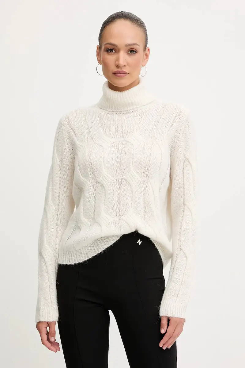 maglione in misto lana donna colore beige MF5490 MA60Q